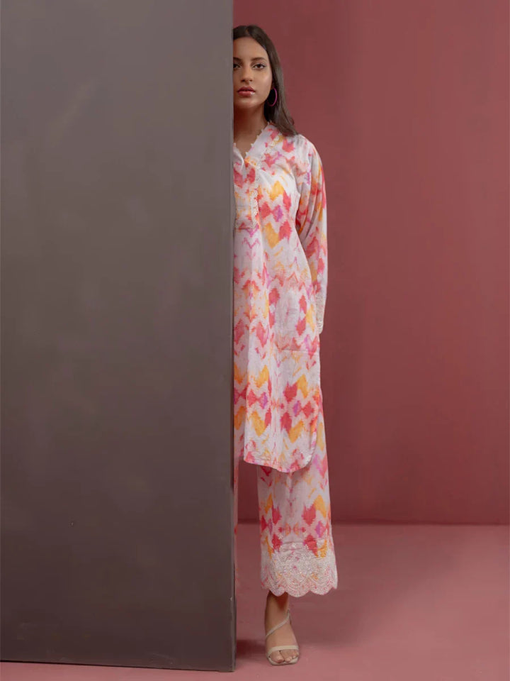 Salitex Women Printed Silk 2 Piece Suit WRS2BA24AL20 - Summer Collection