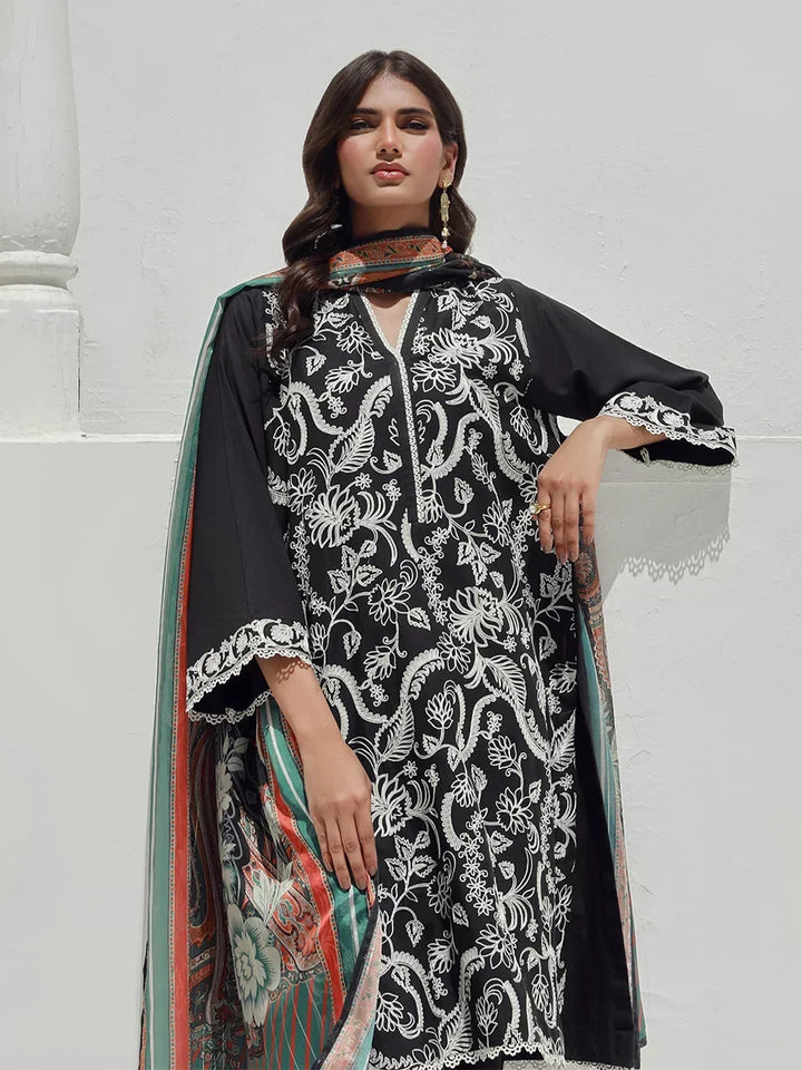Salitex Women Embroidered Dobby 3 Piece Suit WRS3BA24AL15 - Summer Collection