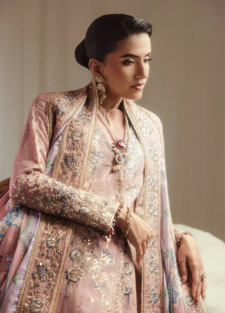 Aik Shaam by AIK Atelier Unstitched Embroidered Medium Silk 3 Piece Suit AIK26UAS C2603 - Wedding Collection