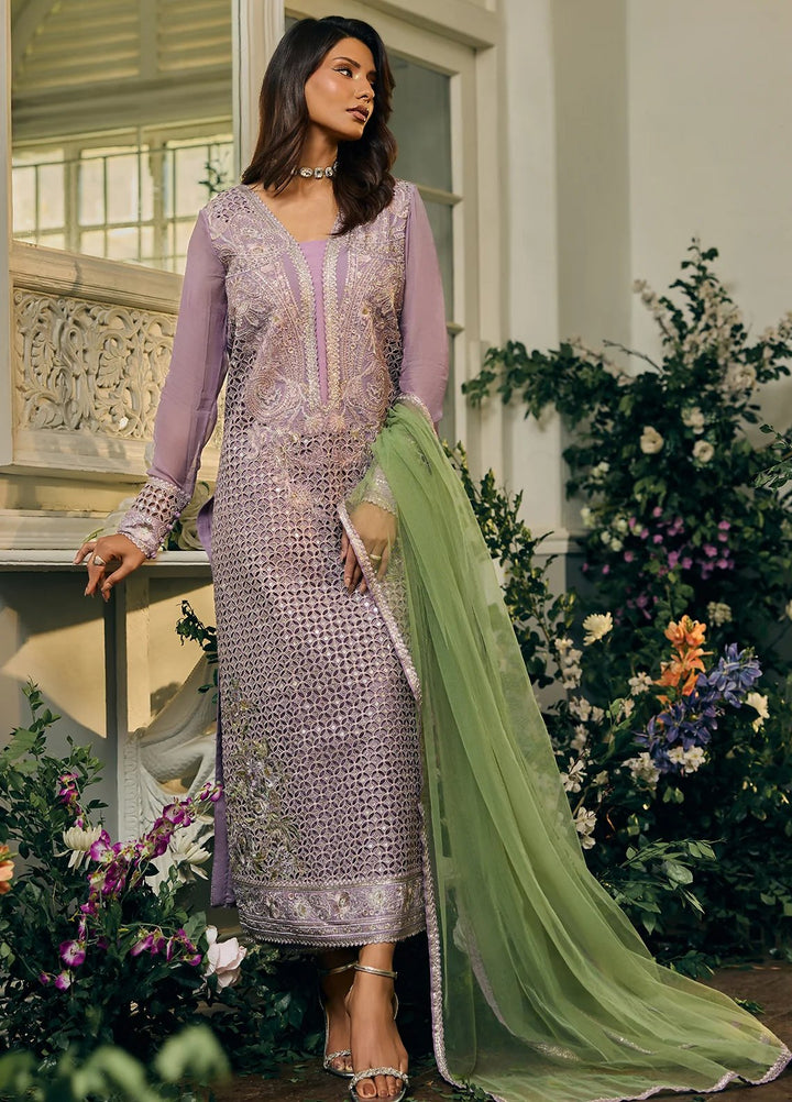 Celine by Charizma Unstitched Embroidered Chiffon 4 Piece Suit CHR26UC Celine CCE6-04 - Festive Collection