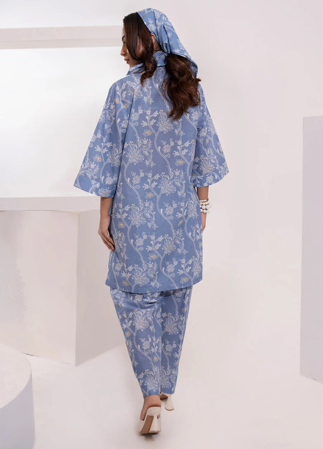 The Print Story by Shamooz RTW Printed Lawn 2 Piece Suit SHM26PL Mist I-L-006 - Casual Collection