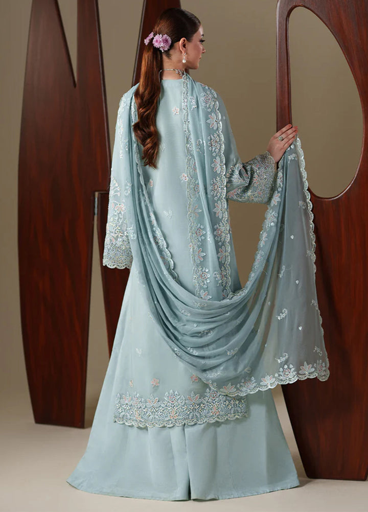 Nouvelle by Emaan Adeel Unstitched Embroidered Chiffon 3 Piece Suit EA26UNC Aria - Festive Collection