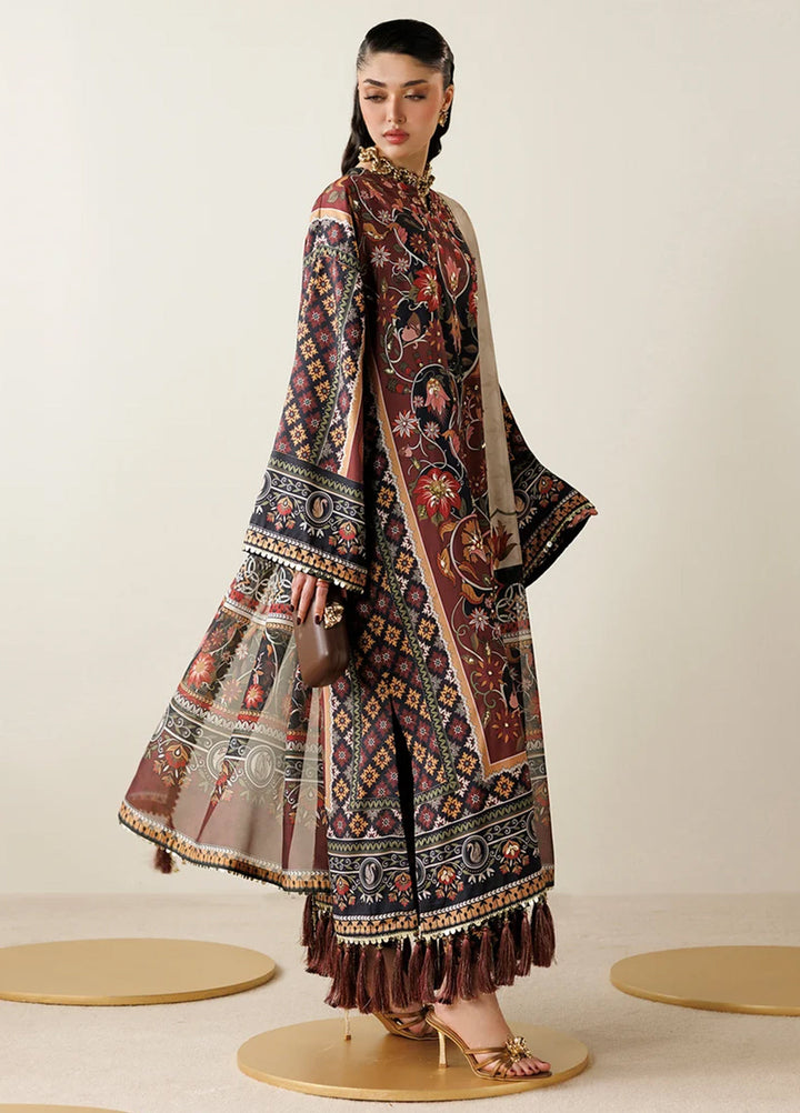 Orlina by Jazmin Unstitched Printed Silk 3 Piece Suit JZ26UO OR26-D03 - Festive Collection