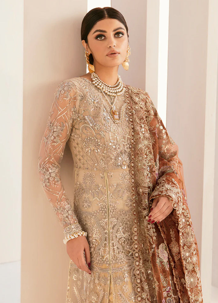 Chantelle by Baroque Unstitched Embroidered Net 3 Piece Suit BQ26UFC BQU-CH11-D03 - Festive Collection