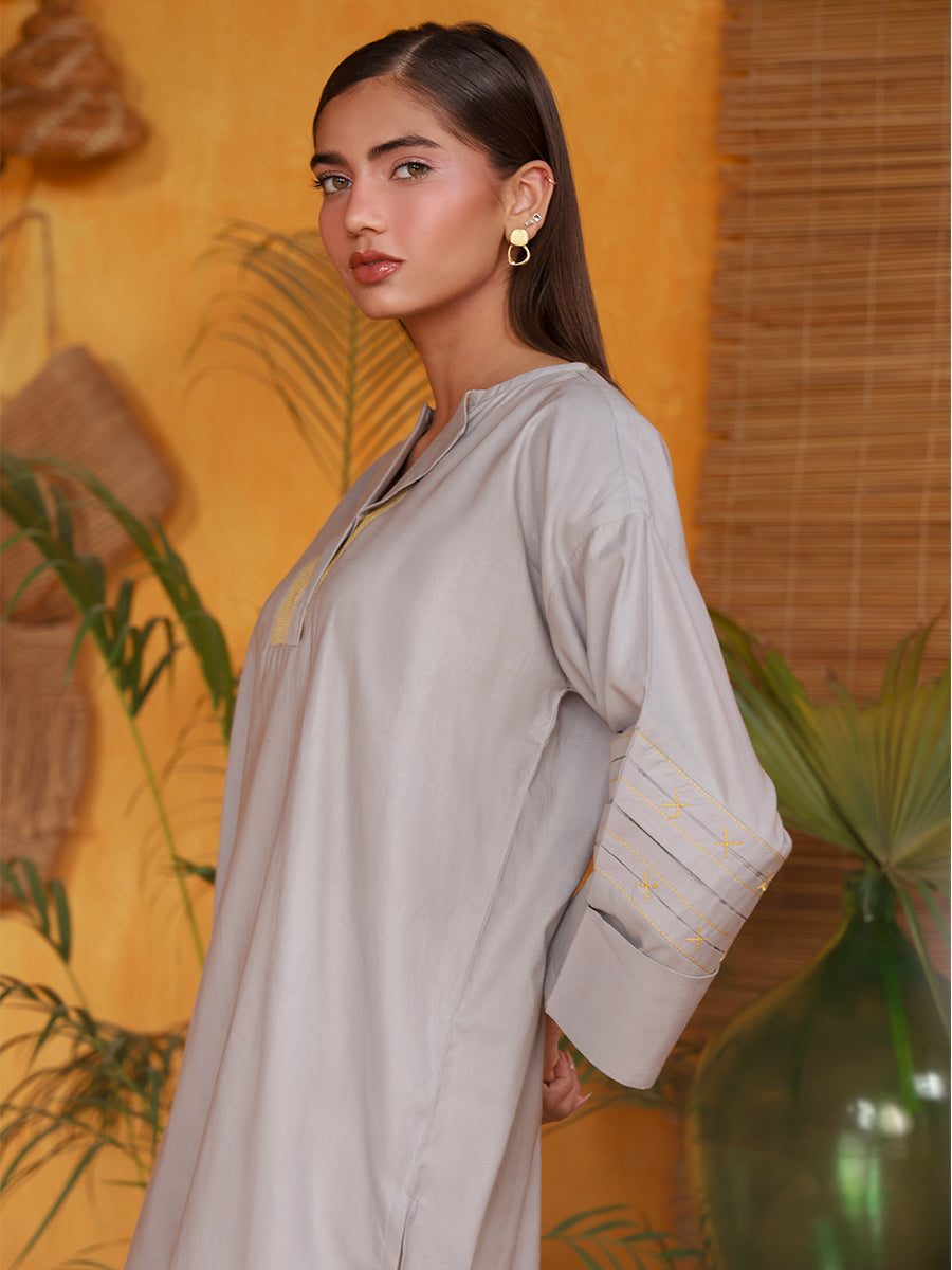Salitex Women Printed Cambric 1 Piece Shirt WRTKBA24AL236 - Winter Collection