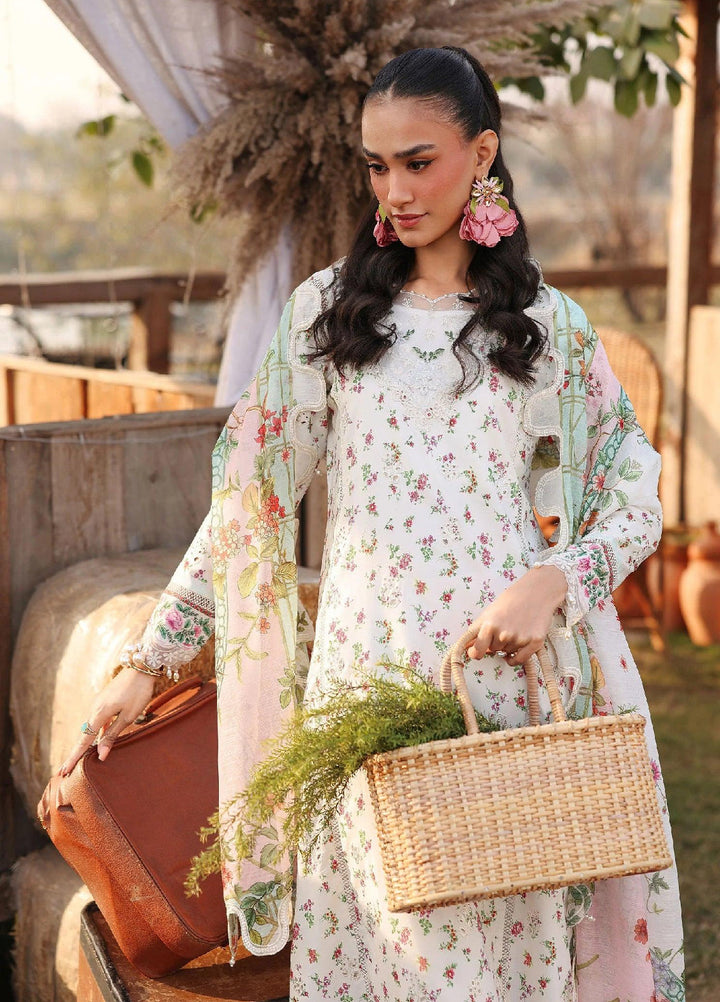 Sardinia Unstitched Embroidered Lawn 3 Piece Suit SRD26ULF D-7 PRIMROSE - Festive Collection