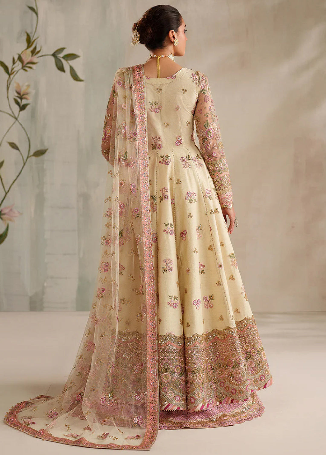 Chantelle by Baroque Unstitched Embroidered Net 3 Piece Suit BQ26UCF UF-4371 - Festive Collection