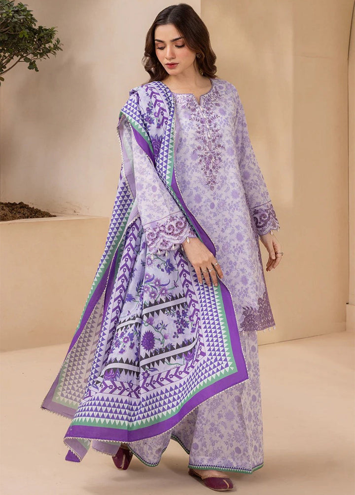Zellbury Unstitched Embroidered Lawn 3 Piece Suit ZB26UVIII WUS26E30712 - Casual Collection