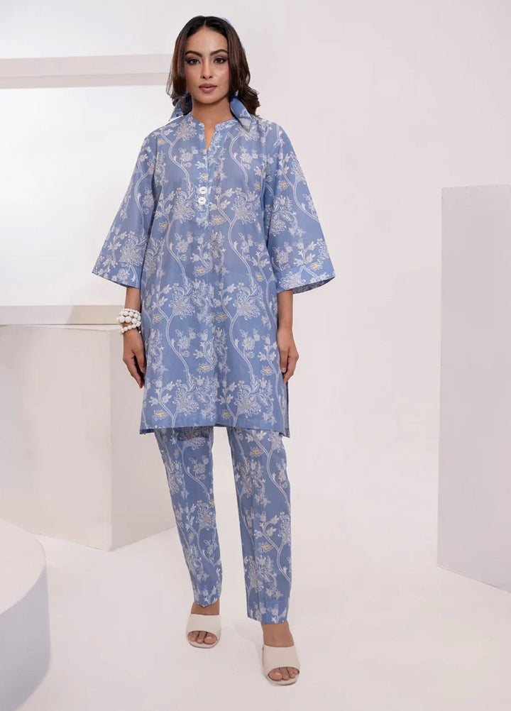 The Print Story by Shamooz RTW Printed Lawn 2 Piece Suit SHM26PL Mist I-L-006 - Casual Collection
