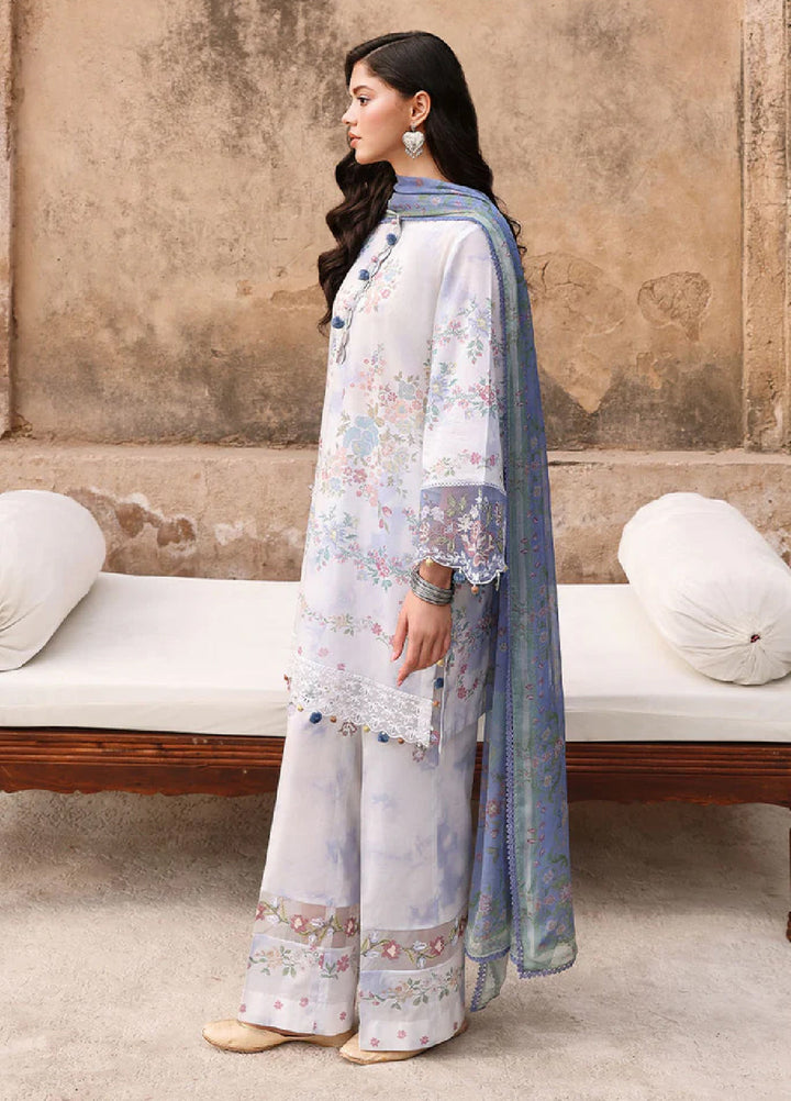 Cross Stitch Unstitched Embroidered Premium Lawn 3 Piece Suit CS26UCPL D23 VINTAGE PETAL - Eid Collection