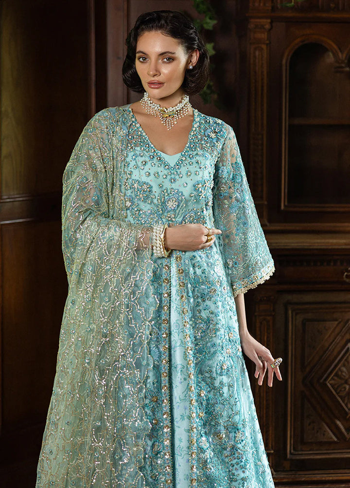Inception by Mushq Embroidered Net Suits Unstitched 4 Piece MQ25IW D-02 Endless Love - Wedding Collection