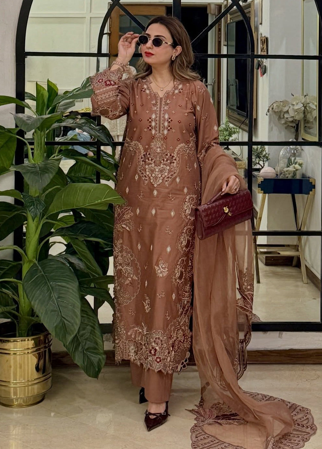 Aura of Flora by Zarizaa Unstitched Embroidered Lawn 3 Piece Suit MAGMA Lawn Collection