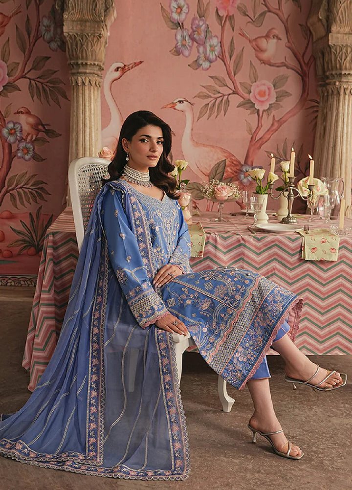 Gulaal Unstitched Embroidered Luxury Lawn 3 Piece Suit GL26USL ISMER LL-17 - Festive Collection