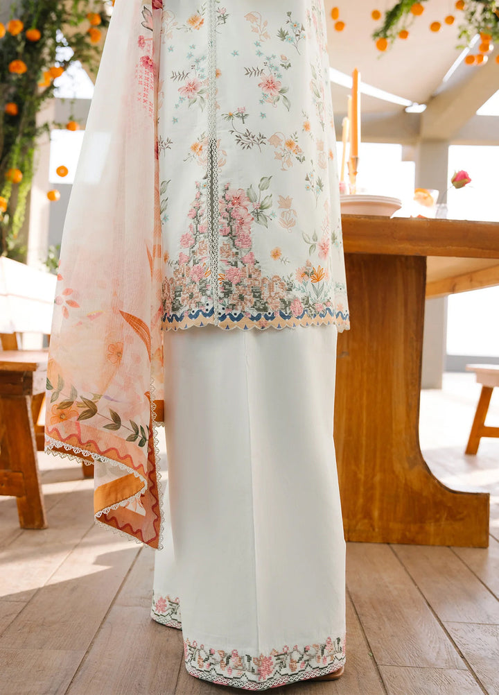 Afsanah by Seran Unstitched Embroidered Lawn 3 Piece Suit SN26UAL D-13 Ira - Summer Collection