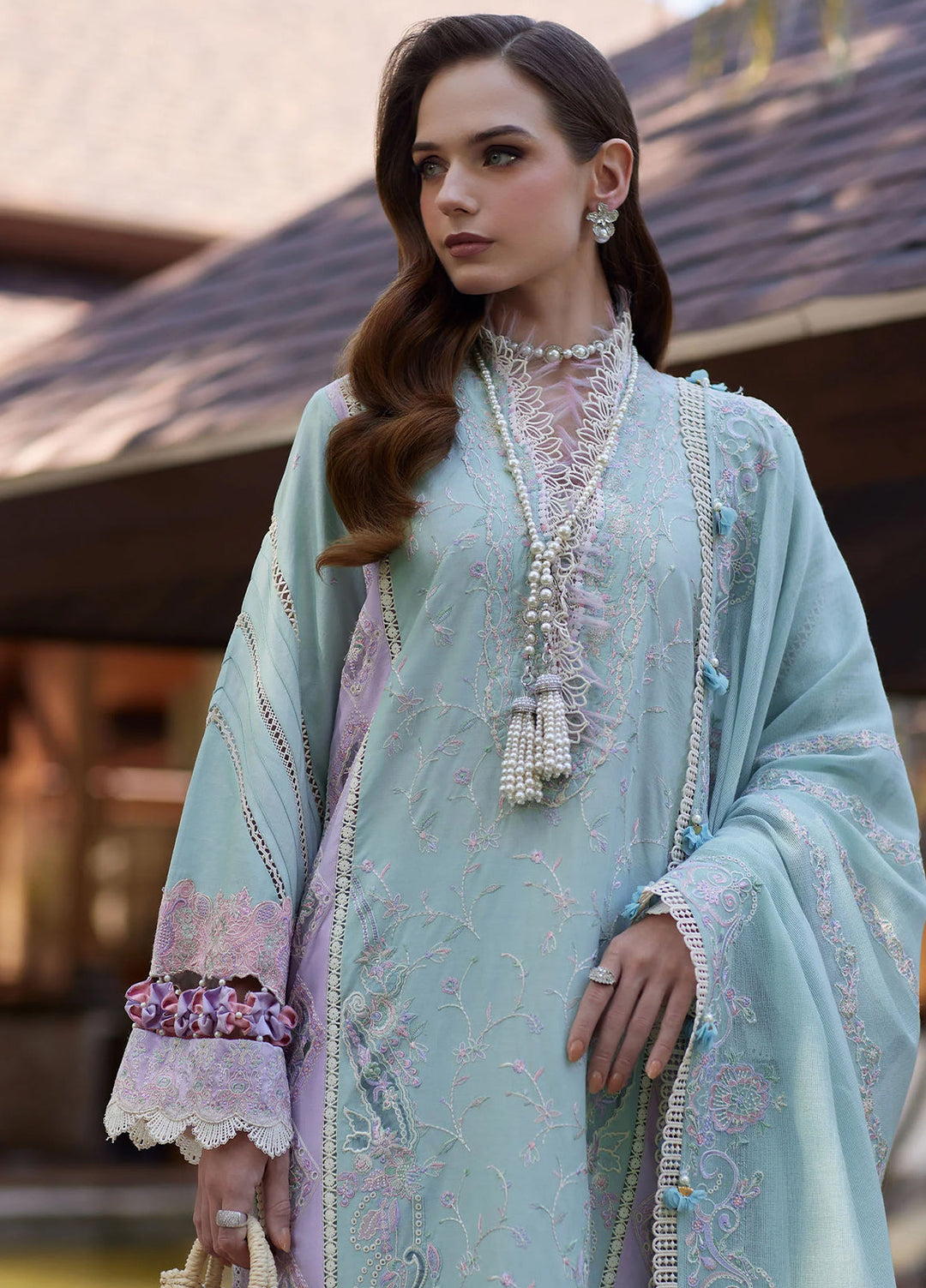 Ariya by Kanwal Malik Unstitched Embroidered Luxury Lawn 3 Piece Suit KM26UA D-3 ELIANA - Summer Collection