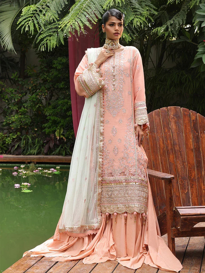 Salitex Women Embroidered Yarn Dyed 3 Piece Suit SUNS24NO003 - Summer Collection
