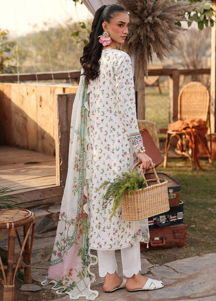 Sardinia Unstitched Embroidered Lawn 3 Piece Suit SRD26ULF D-7 PRIMROSE - Festive Collection