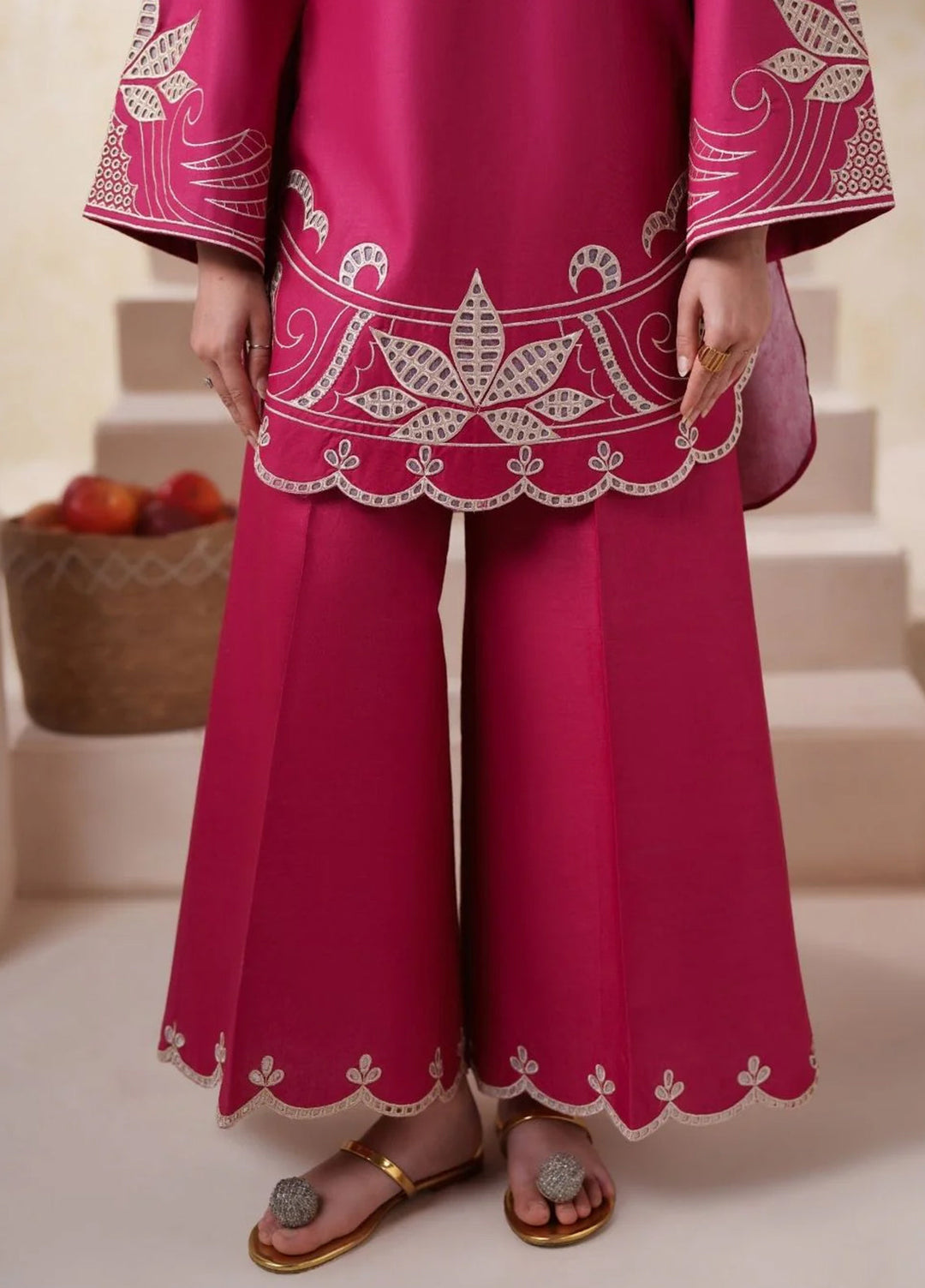 Neeshay Women RTW Embroidered Lawn 2 Piece Suit NSH26RL SB-16 - Casual Collection