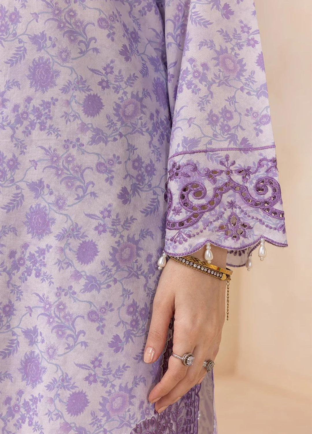 Zellbury Unstitched Embroidered Lawn 3 Piece Suit ZB26UVIII WUS26E30712 - Casual Collection