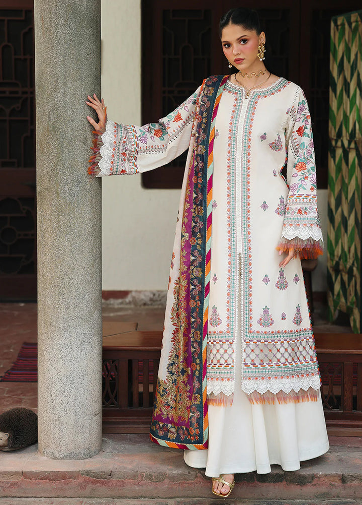 Lumina by Bin Ilyas Unstitched Embroidered Lawn 3 Piece Suit BI26UL L7 4B - Summer Collection