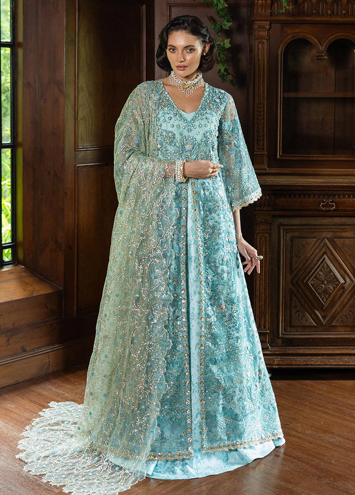 Inception by Mushq Embroidered Net Suits Unstitched 4 Piece MQ25IW D-02 Endless Love - Wedding Collection