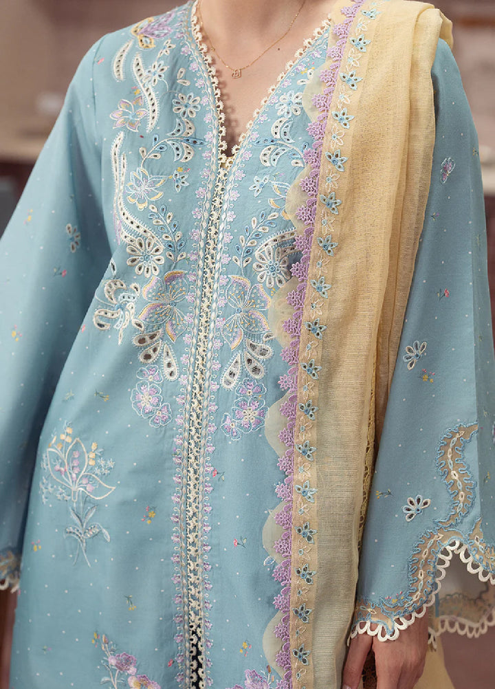 Brewed by Ayzel Unstitched Embroidered Lawn 3 Piece Suit AAF26UBL Emberl ZWU-0150-3PO - Festive Collection