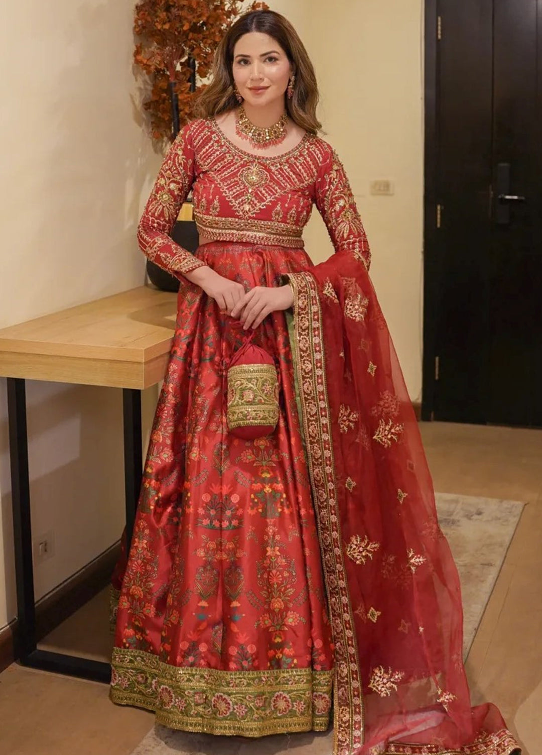 Maria Osama Khan Pret Embroidered 3 Piece Suit Zareen