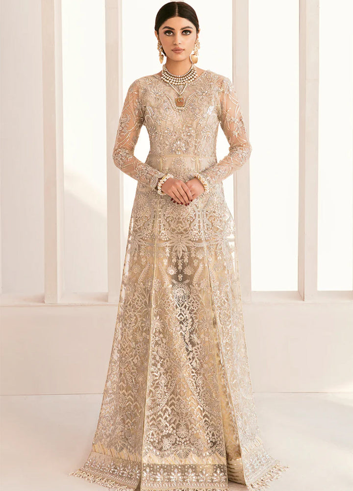 Chantelle by Baroque Unstitched Embroidered Net 3 Piece Suit BQ26UFC BQU-CH11-D03 - Festive Collection