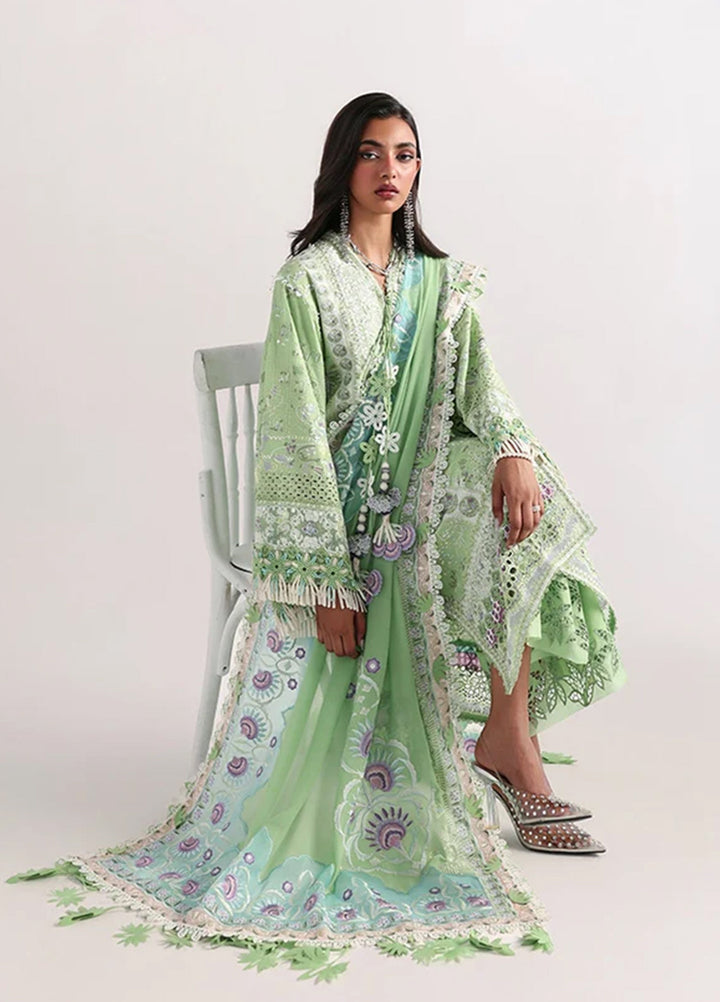Suffuse Unstitched Embroidered Lawn 3 Piece Suit SSY26ULE Naviel - Eid Collection