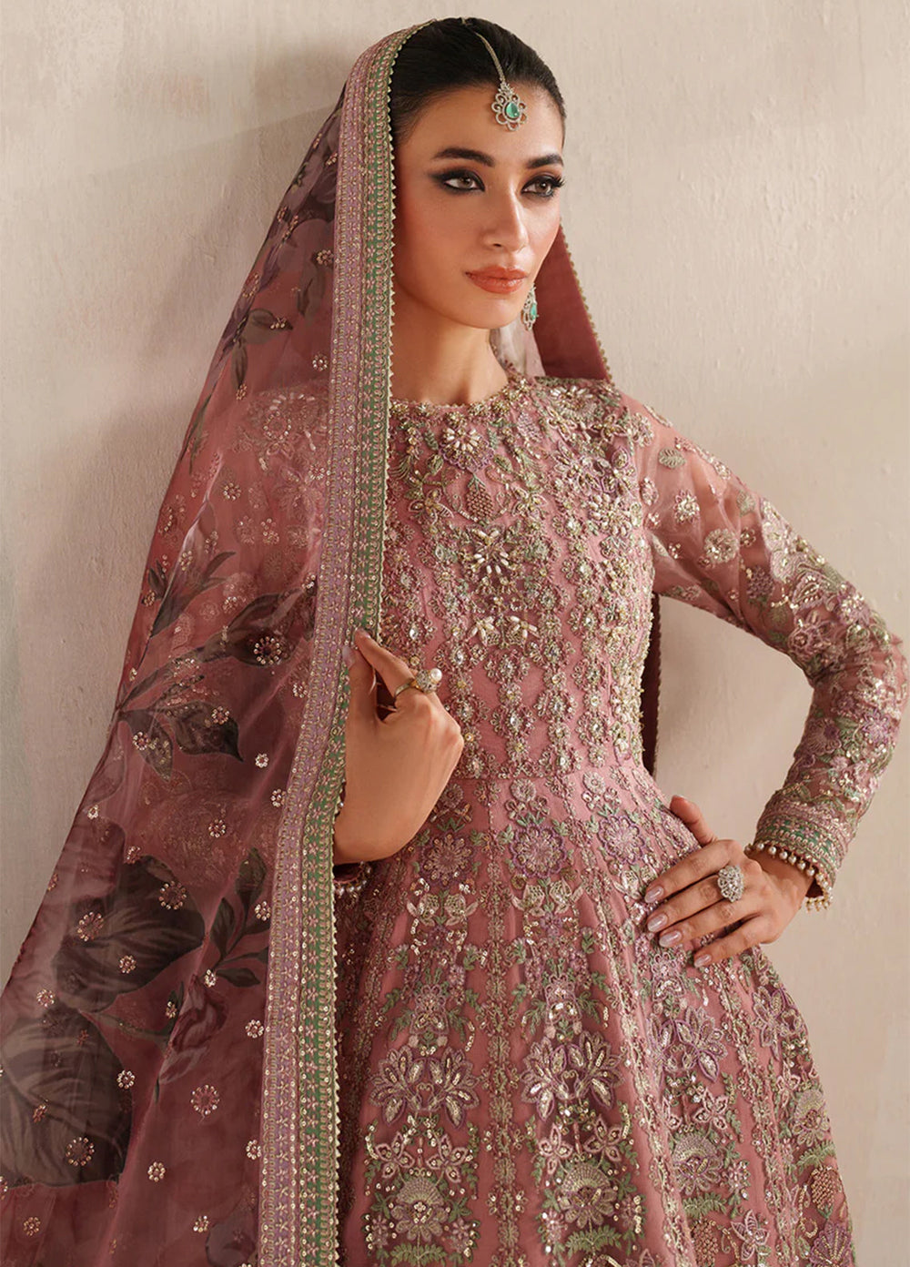 Chantelle by Baroque Unstitched Embroidered Net 3 Piece Suit BQ26UCF UF-4377 - Festive Collection