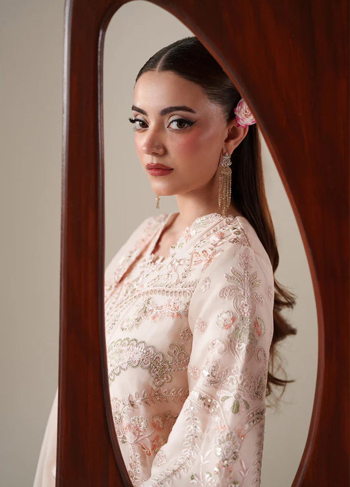 Nouvelle by Emaan Adeel Unstitched Embroidered Chiffon 3 Piece Suit EA26UNC Lumi - Festive Collection