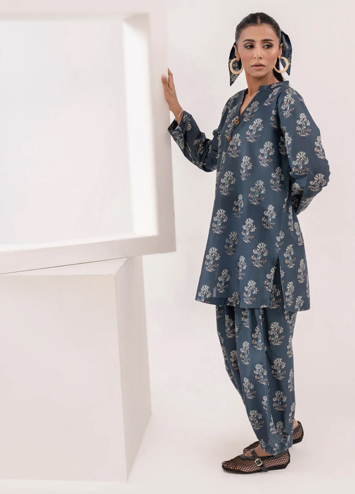 The Print Story by Shamooz RTW Printed Lawn 2 Piece Suit SHM26PL Hue I-L-005 - Casual Collection