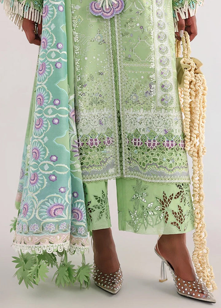 Suffuse Unstitched Embroidered Lawn 3 Piece Suit SSY26ULE Naviel - Eid Collection