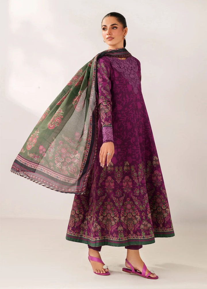 Xenia Formals Unstitched Embroidered Lawn 3 Piece Suit XE26ULS D-07 Ainee - Summer Collection
