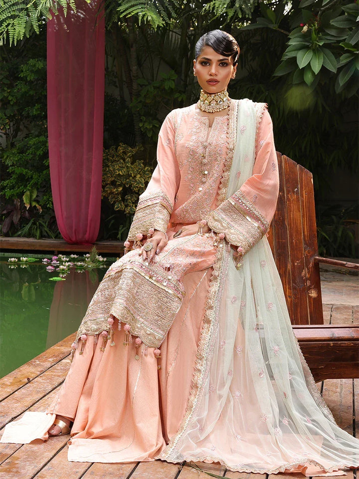 Salitex Women Embroidered Yarn Dyed 3 Piece Suit SUNS24NO003 - Summer Collection