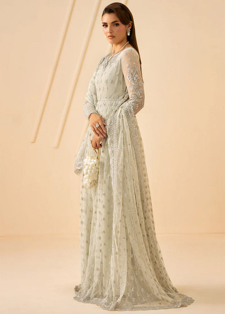 Riwayat by Zarif Unstitched Embroidered Net 4 Piece Suit ZR26URN Atash ZRF-RC-01 - Festive Collection