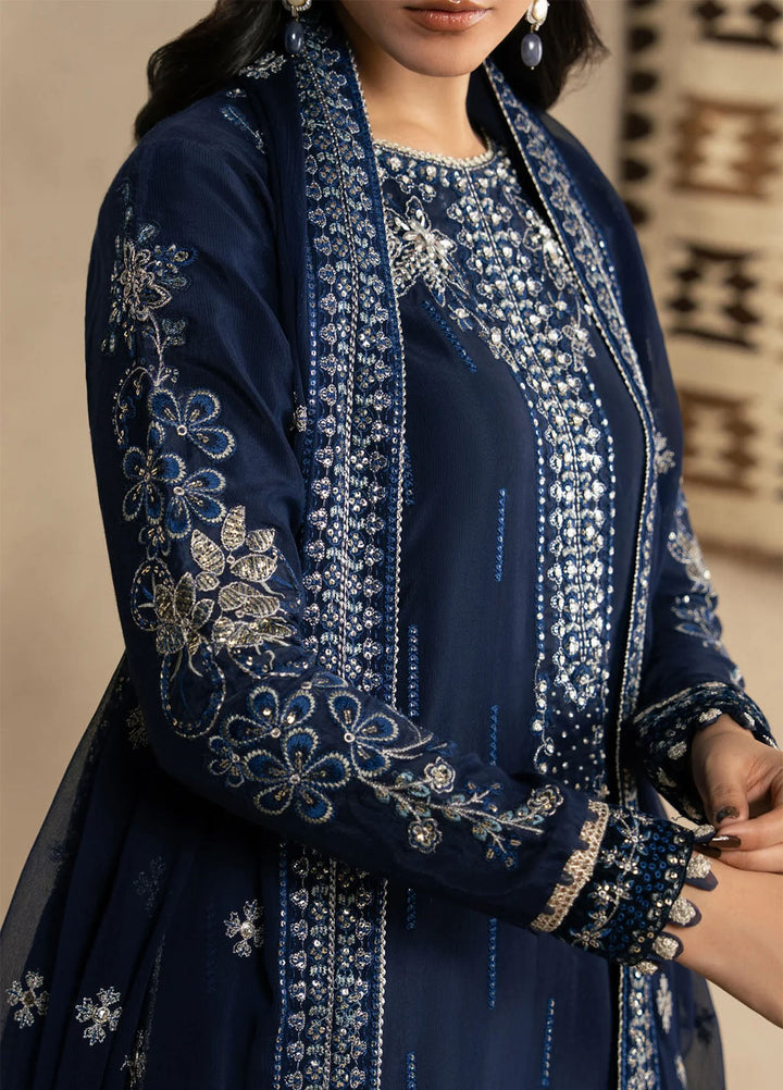 Neoma by Xenia Formals Unstitched Embroidered Raw Silk 3 Piece Suit XE26UNF 05- INALI - Festive Collection