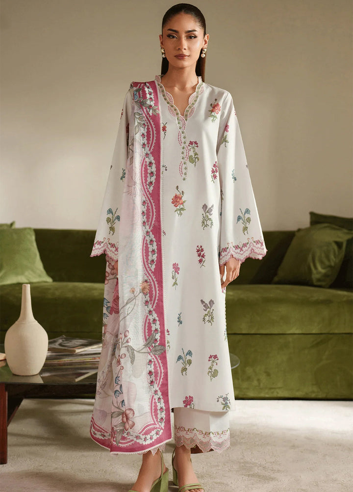 Ilara by Seran Embroidered Cambric Suits Unstitched 3 Piece SN25IC D-10 Gaelle - Summer Collection