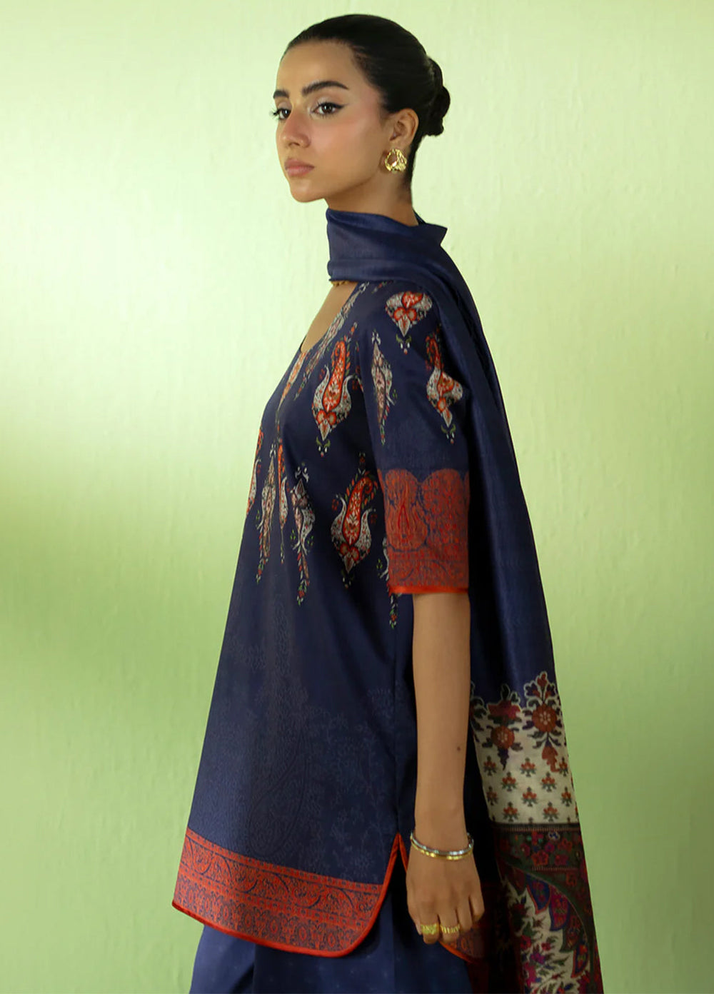 Joolie Prints by Saira Rizwan Printed Cambric Suits Unstitched 3 Piece SR25JP JPU25-02 Cloud Nine - Summer Collection