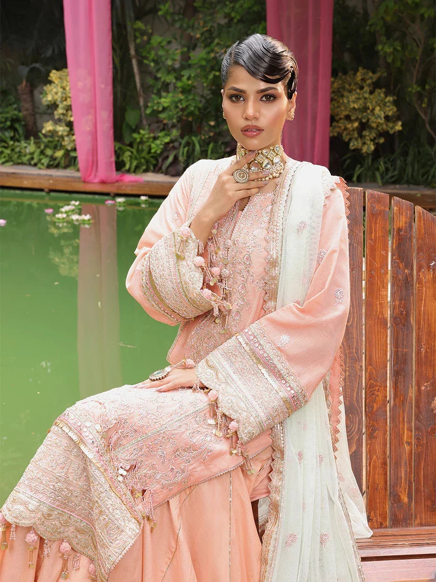 Salitex Women Embroidered Yarn Dyed 3 Piece Suit SUNS24NO003 - Summer Collection