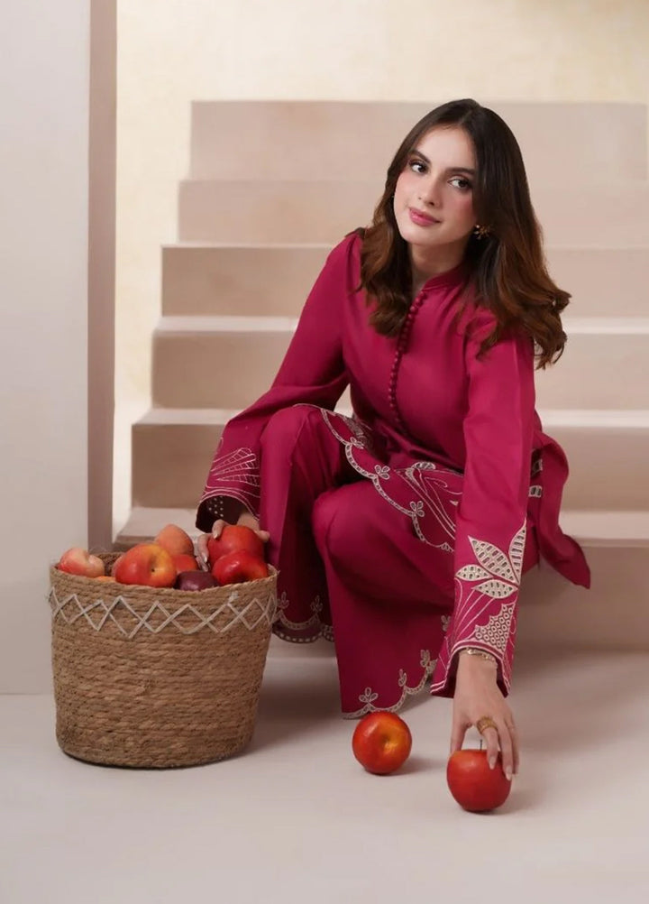 Neeshay Women RTW Embroidered Lawn 2 Piece Suit NSH26RL SB-16 - Casual Collection
