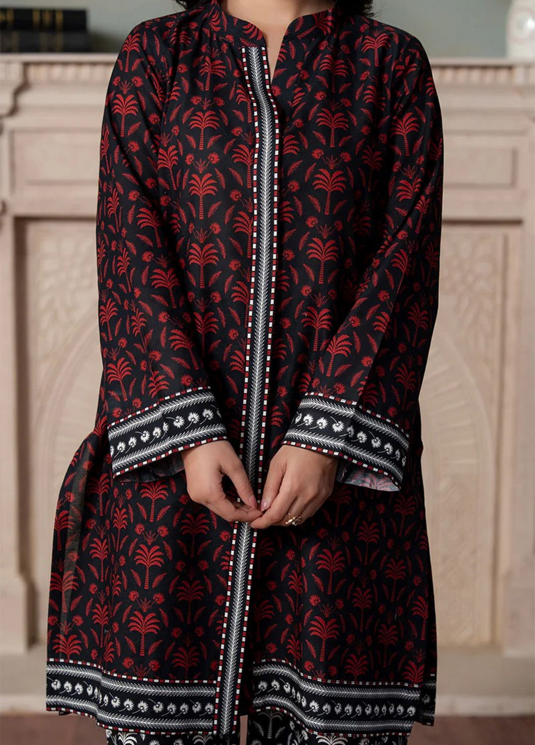 Zellbury Unstitched Printed Lawn 2 Piece Suit ZB26UC WUS26X20803 - Casual Collection