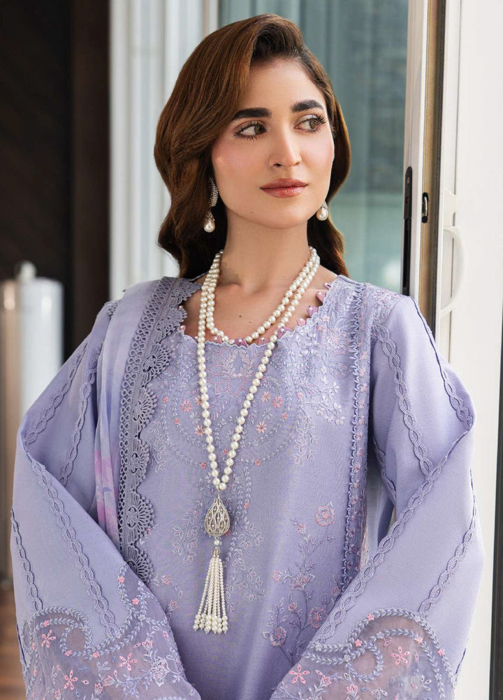Carnation by Rang Rasiya Unstitched Embroidered Lawn 3 Piece Suit RR26UCL D13 MILA - Eid Collection