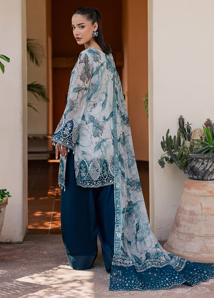 Heirloom by Daria Unstitched Embroidered Chiffon 4 Piece Suit DC26UCH DA-54 - Festive Collection