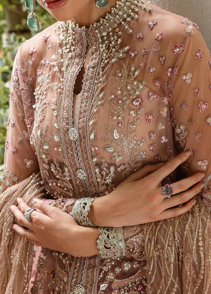 Inception by Mushq Embroidered Net Suits Unstitched 4 Piece MQ25IW D-01 Before Sunrise - Wedding Collection