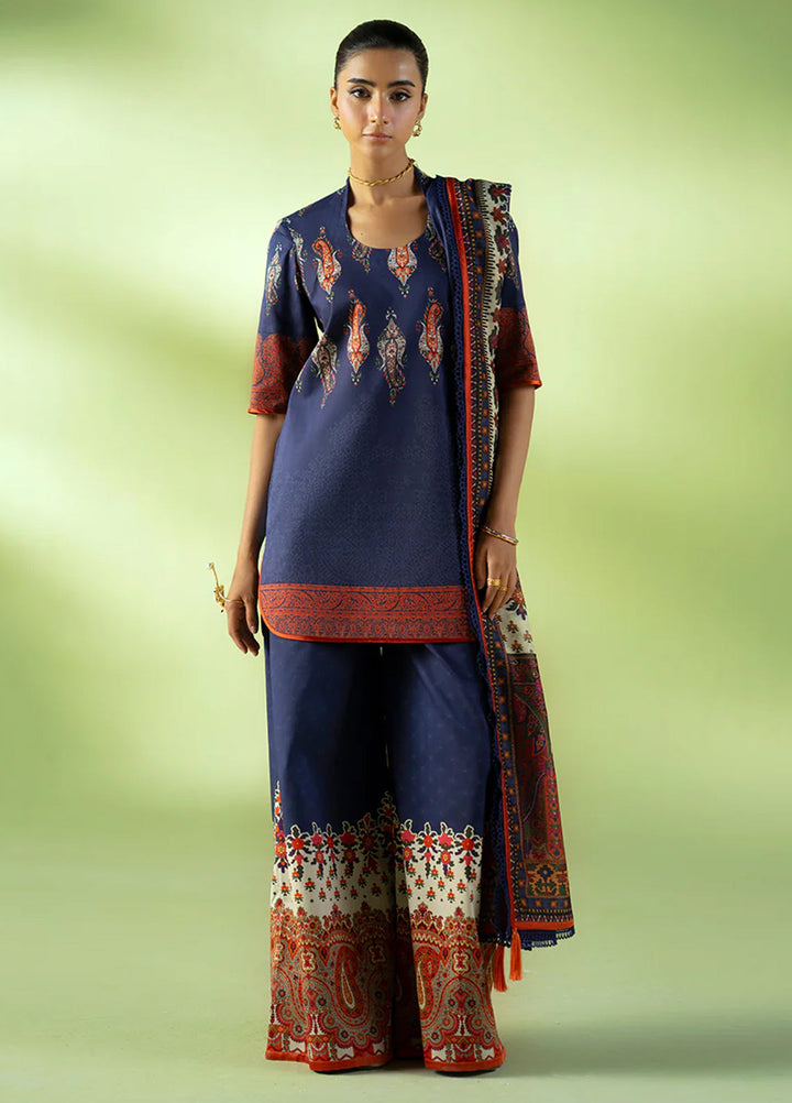 Joolie Prints by Saira Rizwan Printed Cambric Suits Unstitched 3 Piece SR25JP JPU25-02 Cloud Nine - Summer Collection