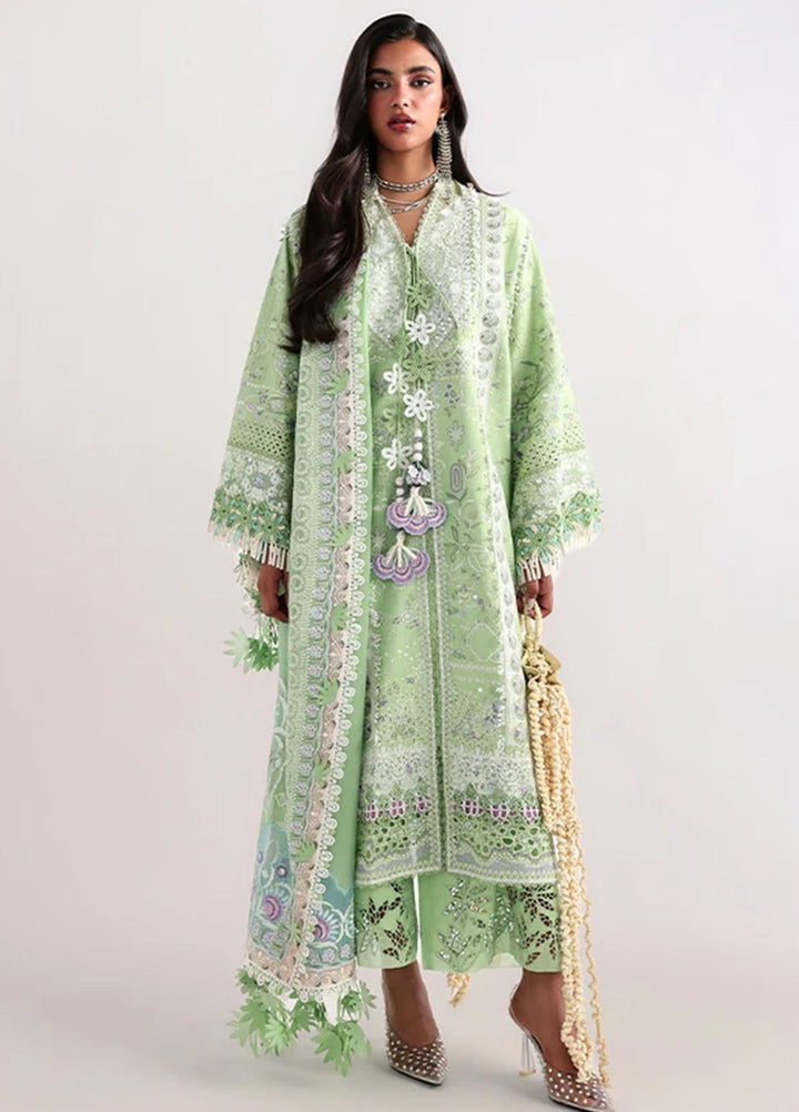 Suffuse Unstitched Embroidered Lawn 3 Piece Suit SSY26ULE Naviel - Eid Collection