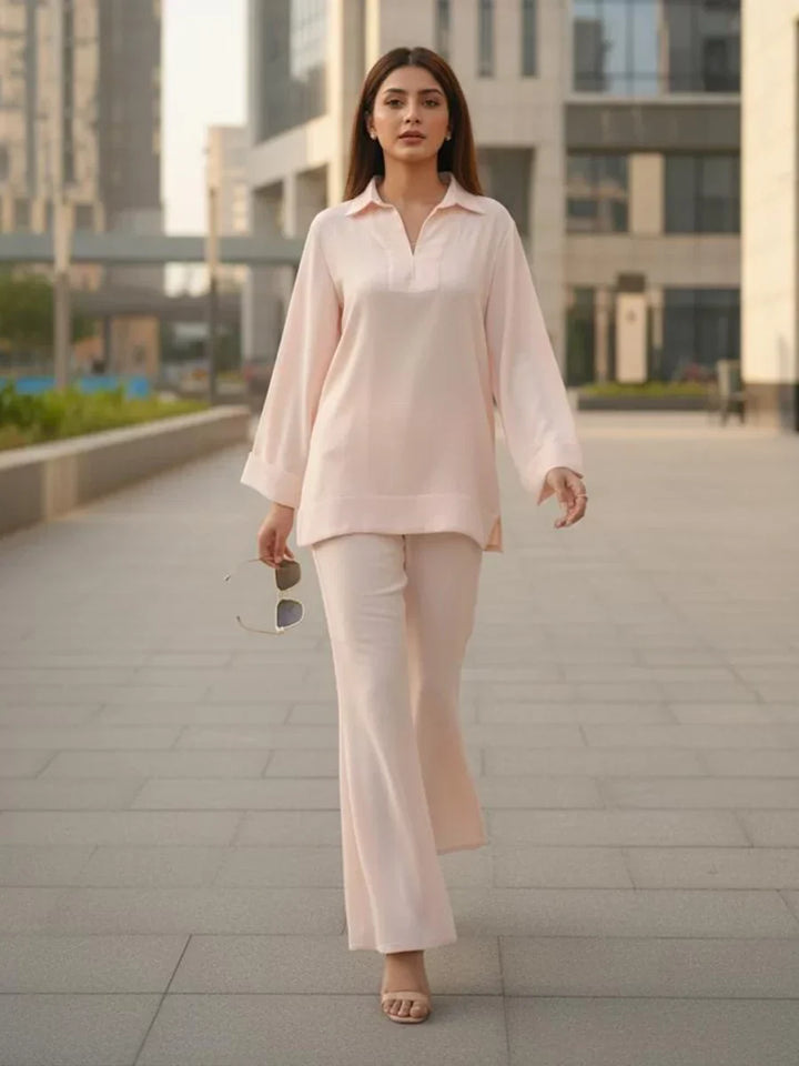 Salitex Women Embroidered Textured 2 Piece Suit WP7L2PBC325 - Summer Collection