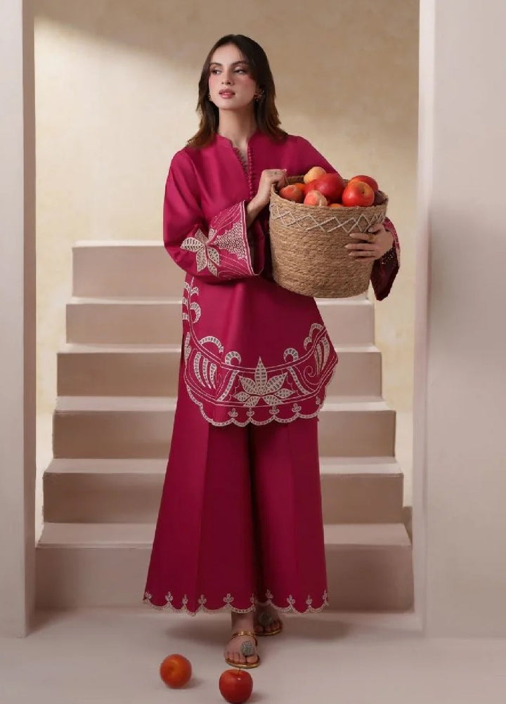 Neeshay Women RTW Embroidered Lawn 2 Piece Suit NSH26RL SB-16 - Casual Collection