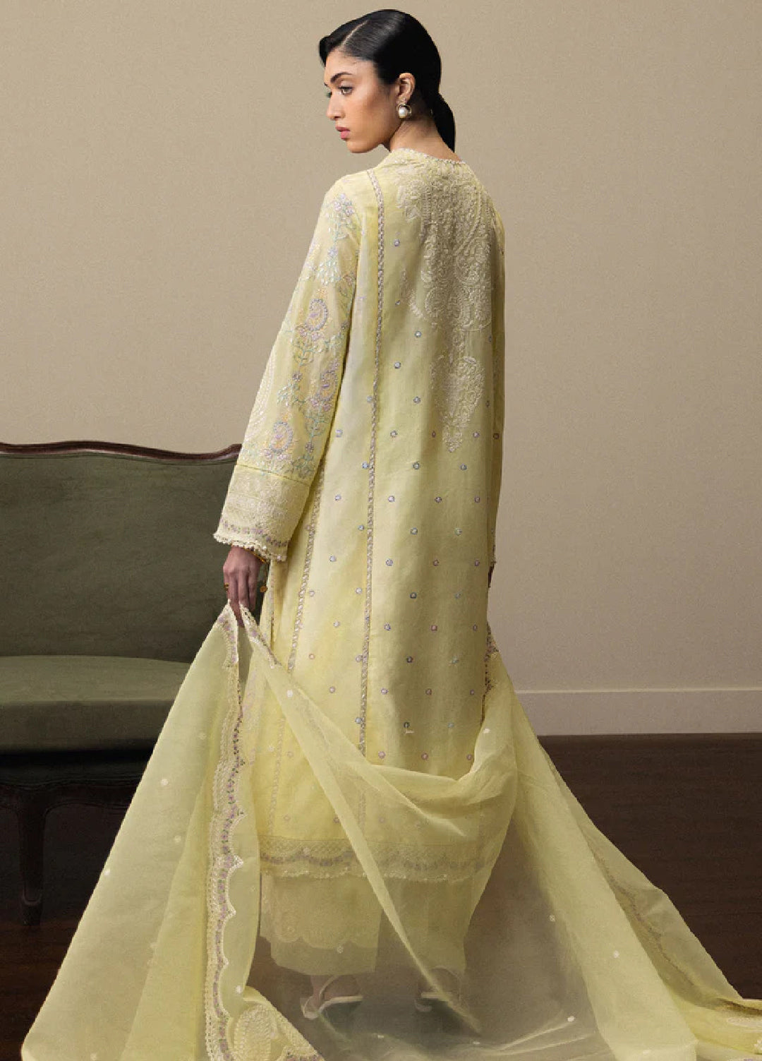 Satori by Zara Shahjahan Unstitched Embroidered Lawn 3 Piece Suit ZS26USL D-3 HINATA - Summer Collection